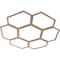 Ekena Millwork Florin Wood Fretwork Pierced Ceiling Medallion, Wood (Paint Grade), 40"OD x 14 1/8"ID x 3/8"T CMWP40X40X0375FOMF - alternate 2